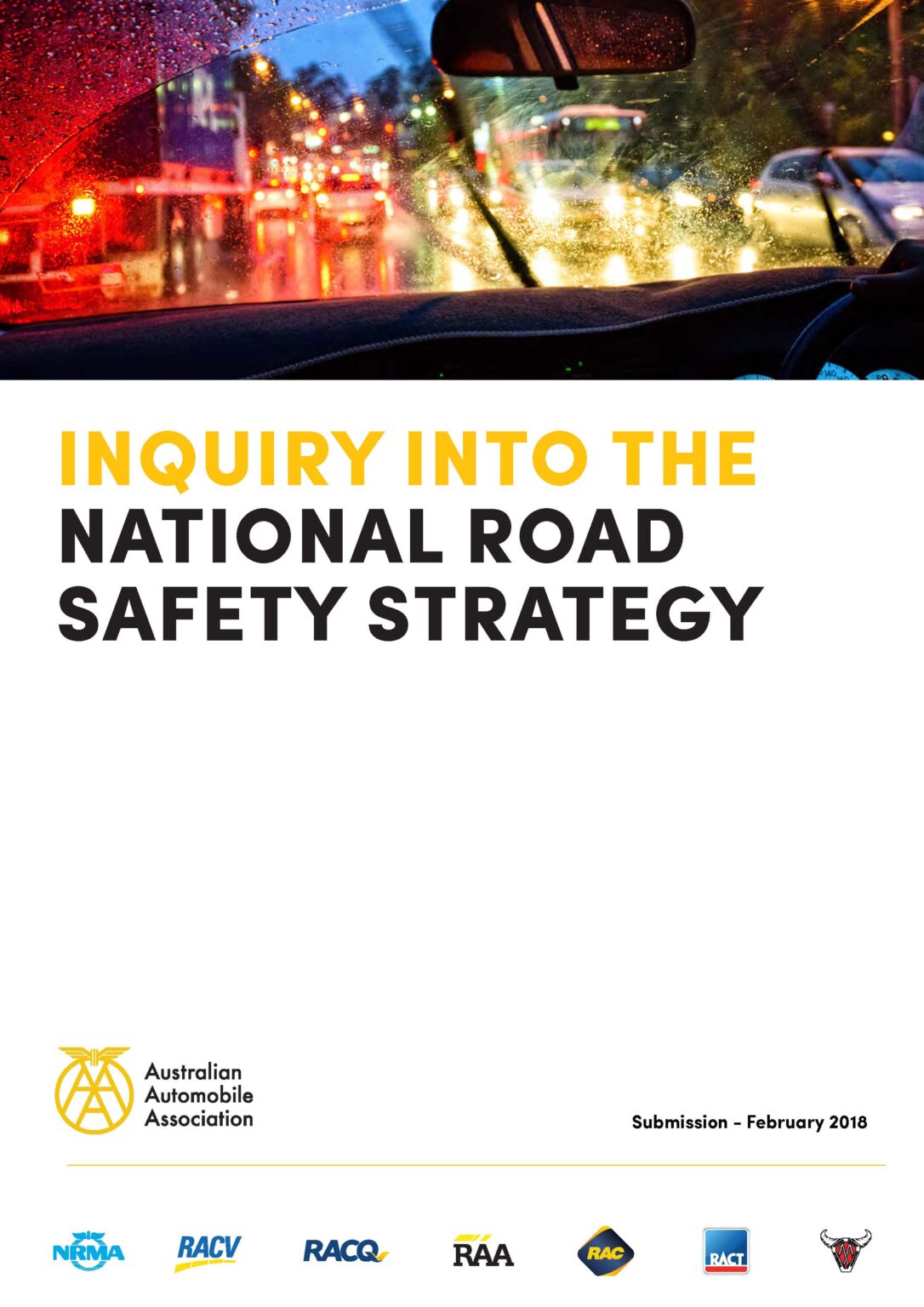 Submission to Inquiry into the National Road Safety Strategy 2011–2020 ...