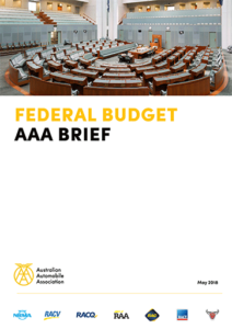 Federal Budget 2018 - AAA Brief - Australian Automobile Association