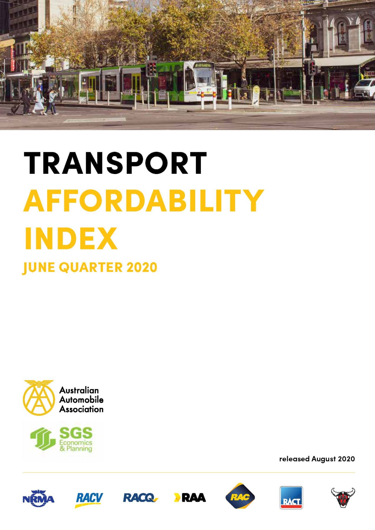 Transport Affordability Index - Q2 2020 cover